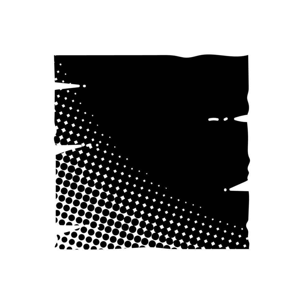 vintage parchment black hand drawn icon in halftone texture with writing vector