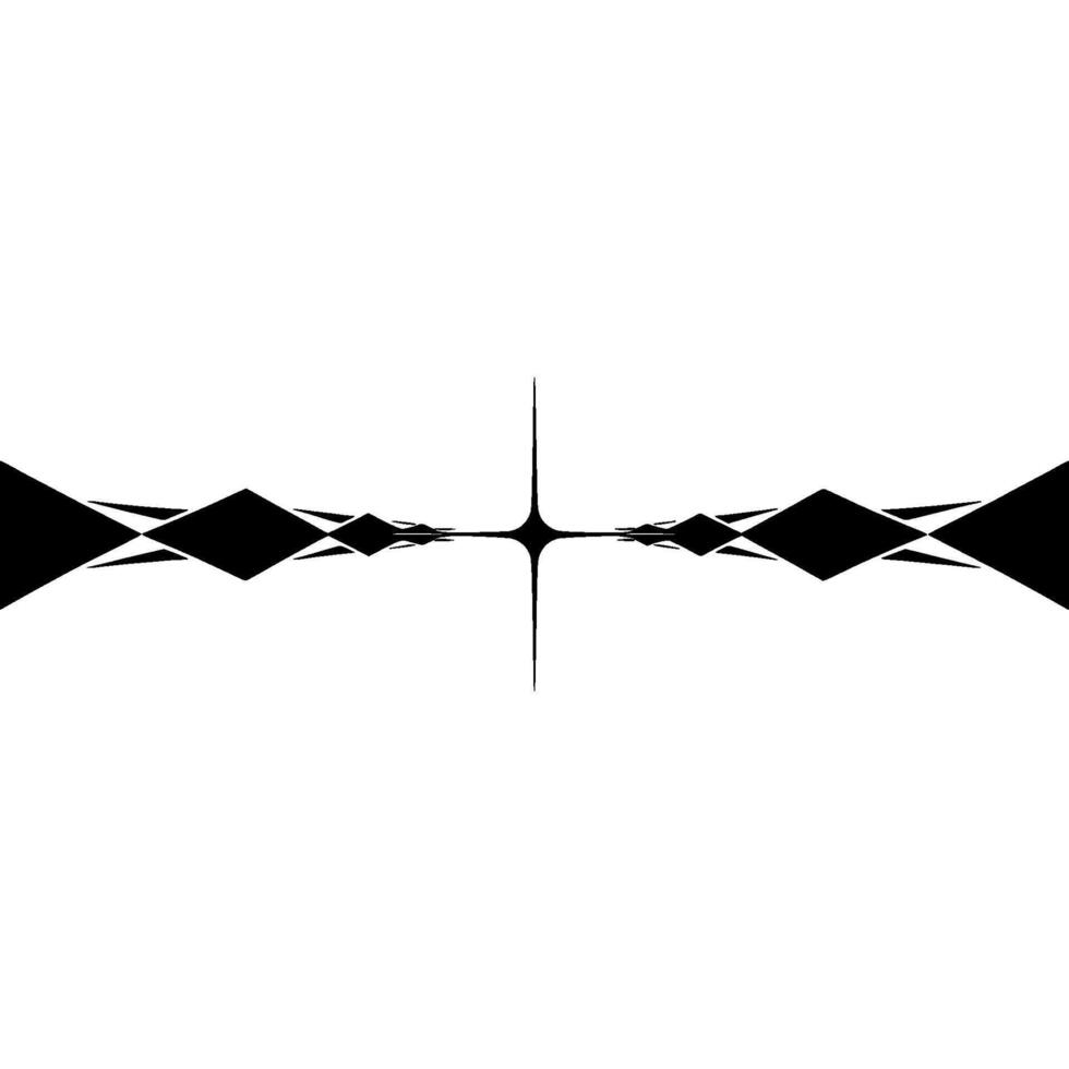 Geometric Black And White Abstract Symmetry, Line, Minimalism vector