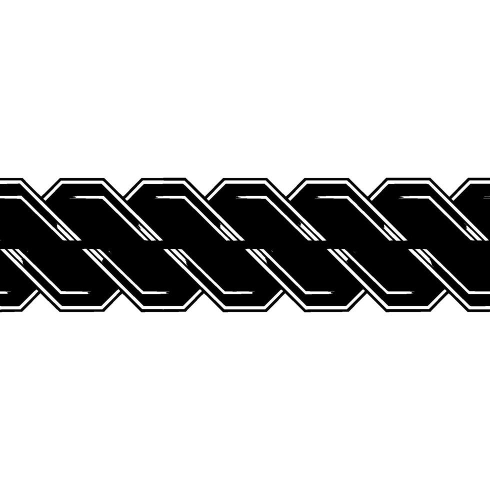 Braided Geometric Pattern On Light Grey Background vector