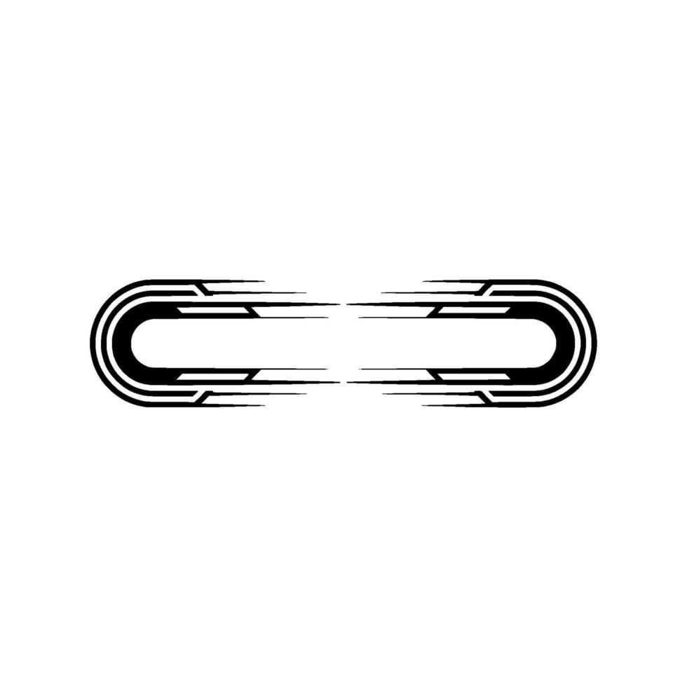 Abstract Speed Black White Racing vector