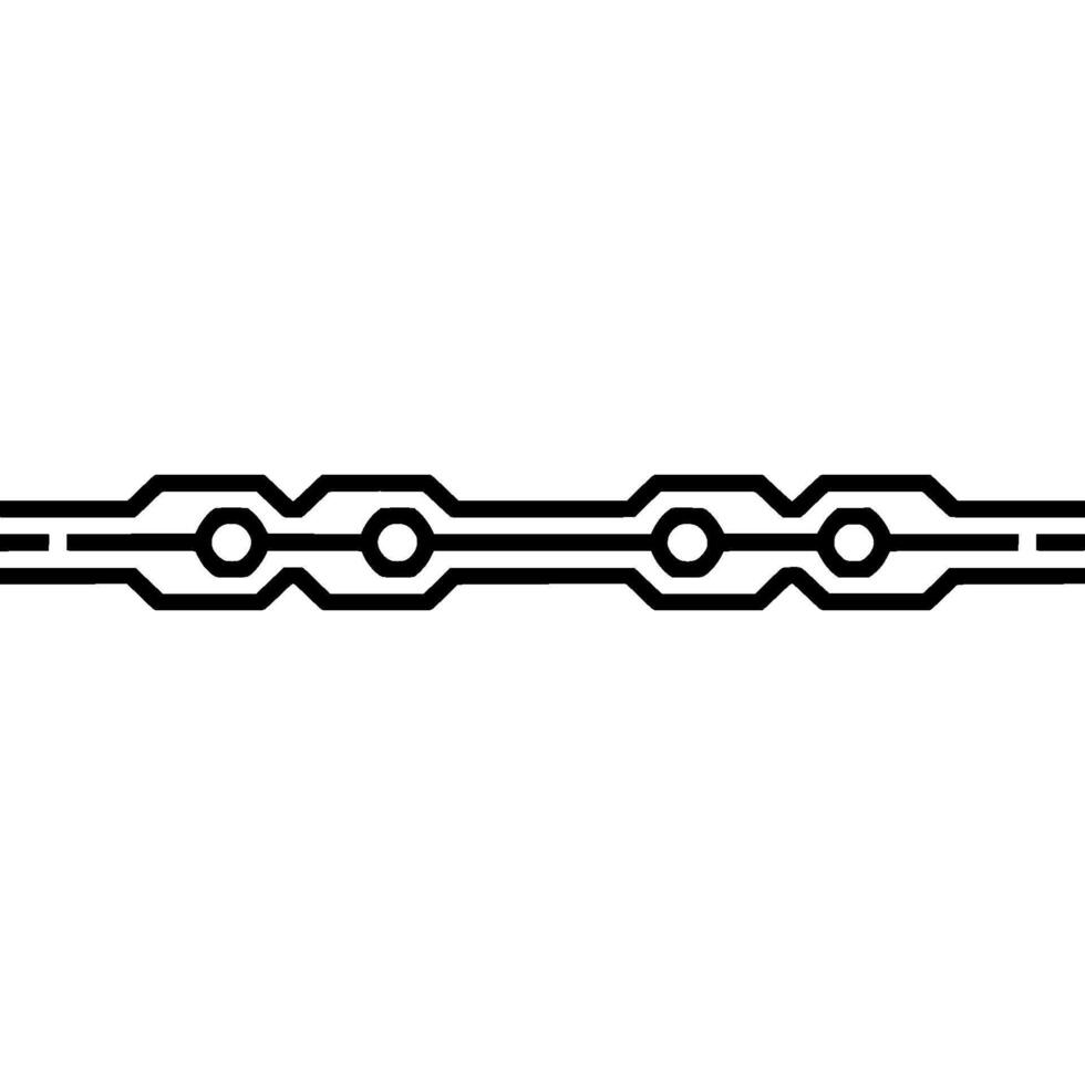 Minimalist Tech Circuitry On White Background - Circuit vector