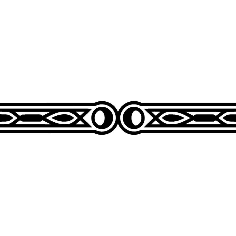 Minimalist Black Border, Decorative Element On Gradient Background vector