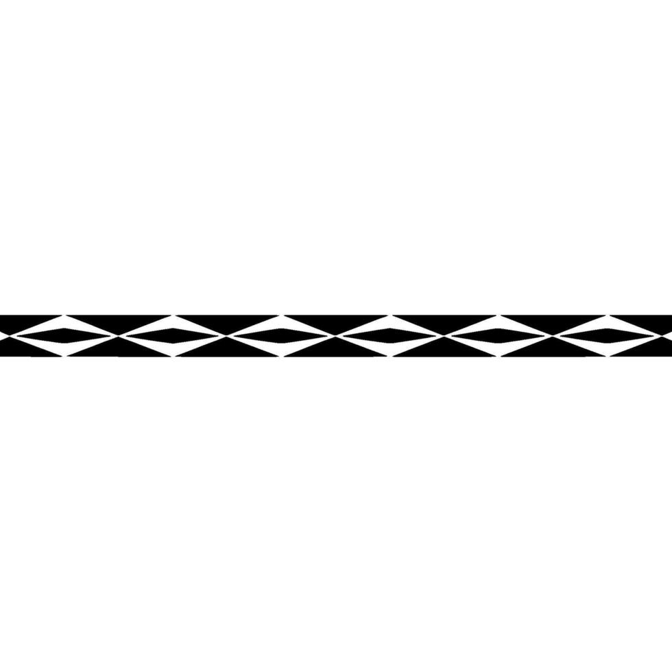 Minimalist Black White Geometric Border - Pattern vector