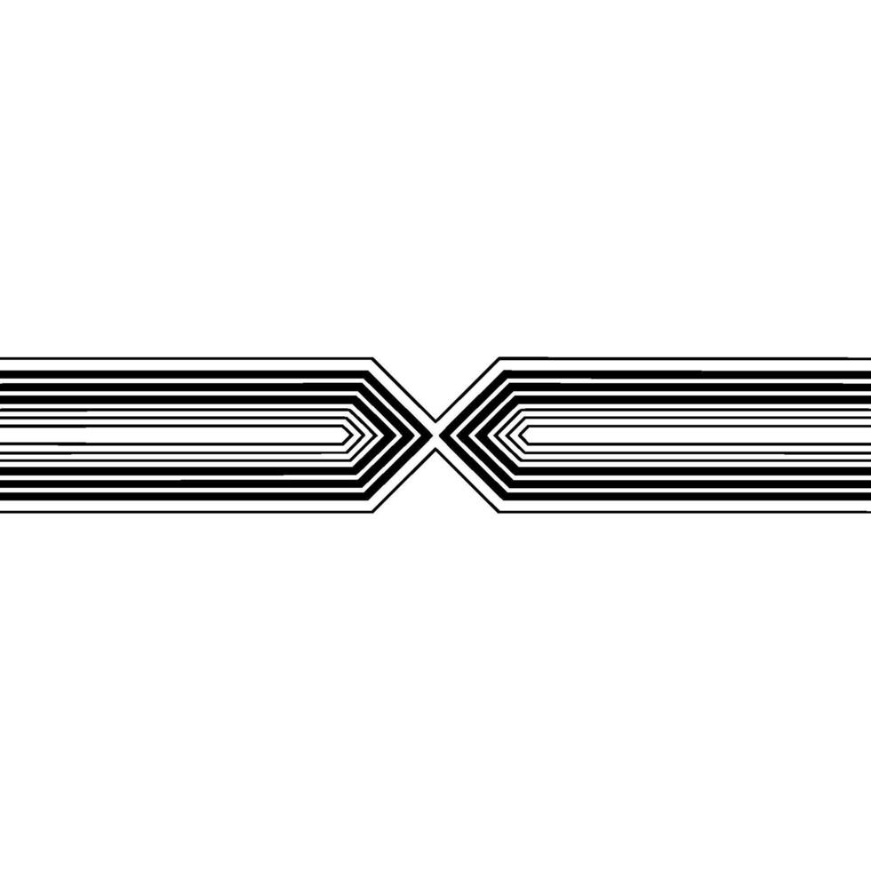 Minimalist Black And White Geometric Pattern Abstract vector