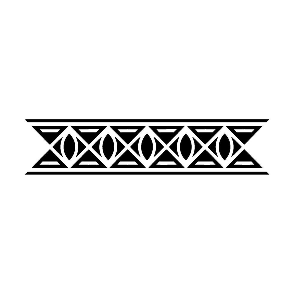 Geometric Black Border On White Minimalist, Elegant Pattern vector
