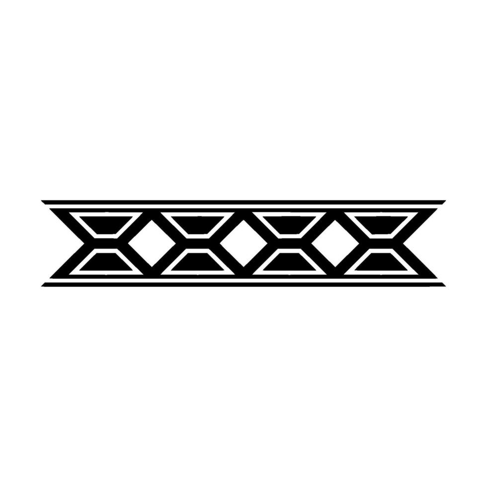 Geometric Black Border On White Minimalist For Invitations Decor vector