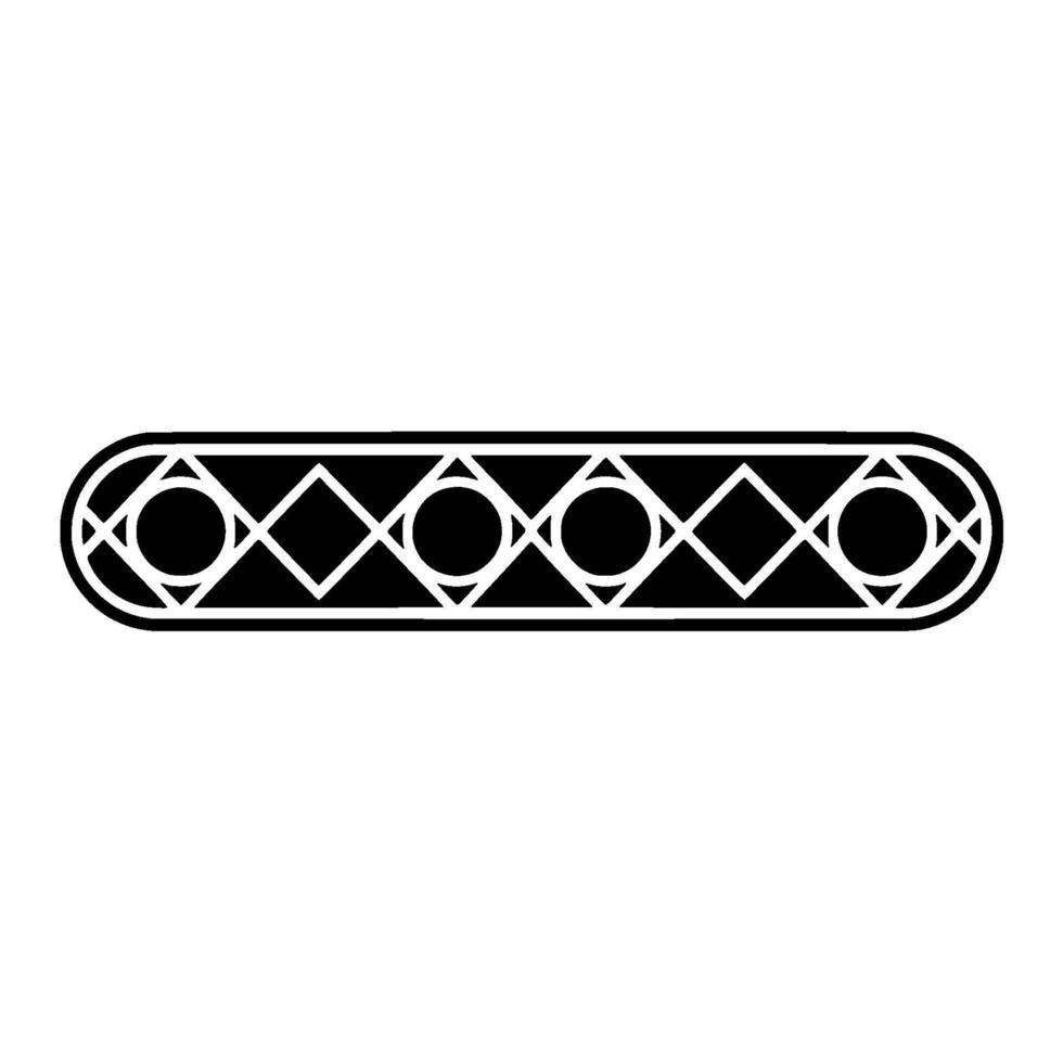 Geometric Pattern Minimalist Black And White vector