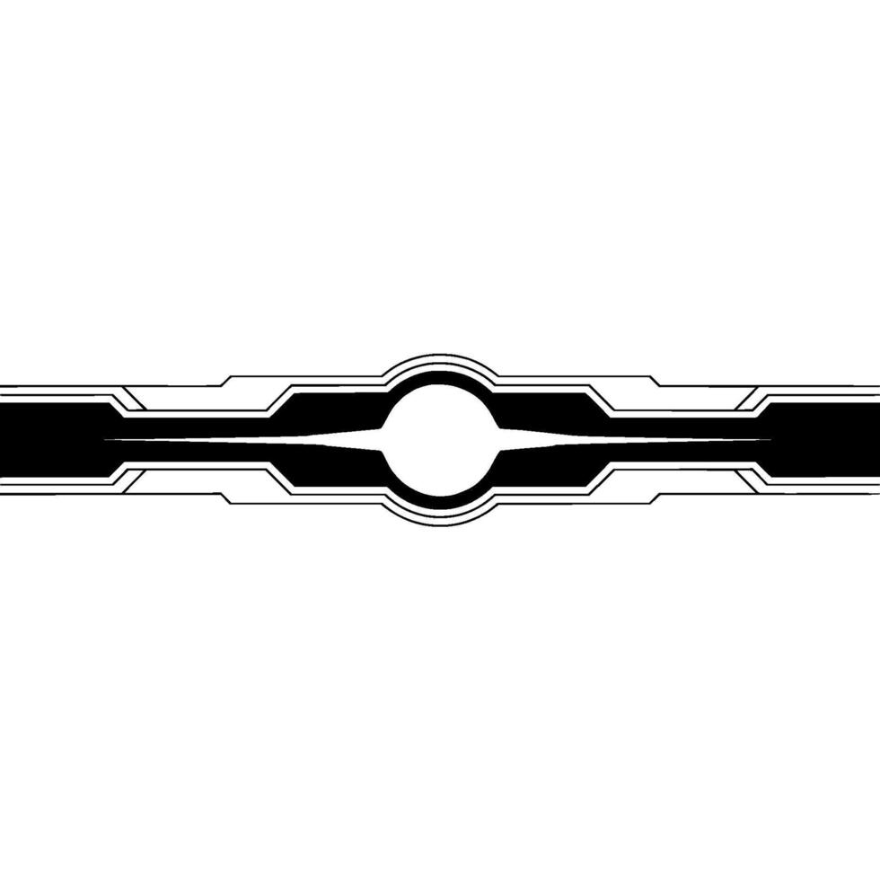 Futuristic Tech Abstract Modern Black White vector