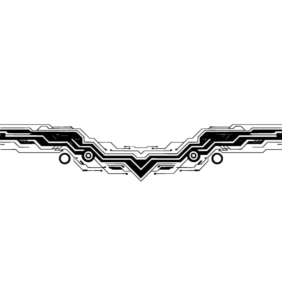 Futuristic Circuitry Abstract With Space For Text vector