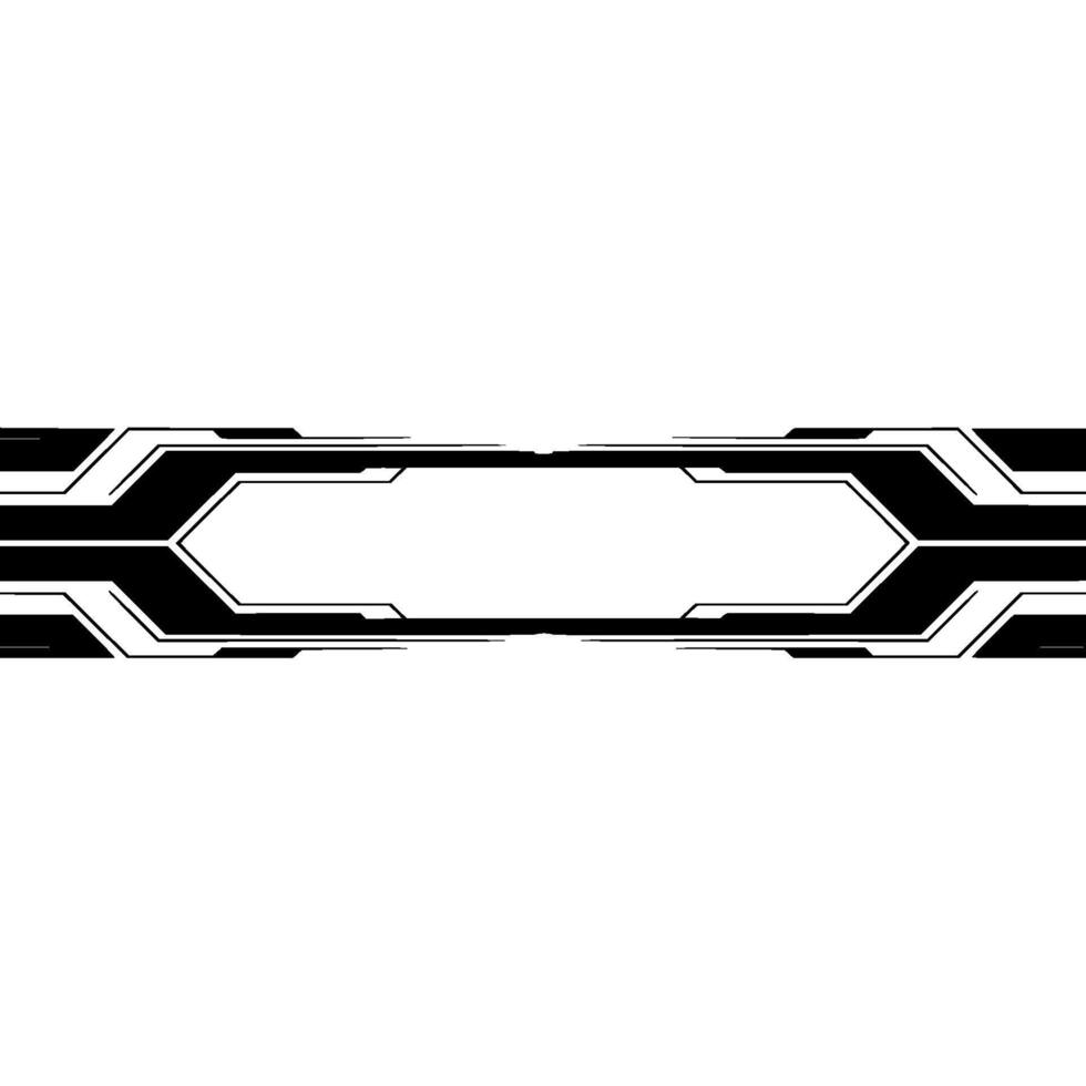 Abstract Tech Background, Clean, Modern Geometric Header vector