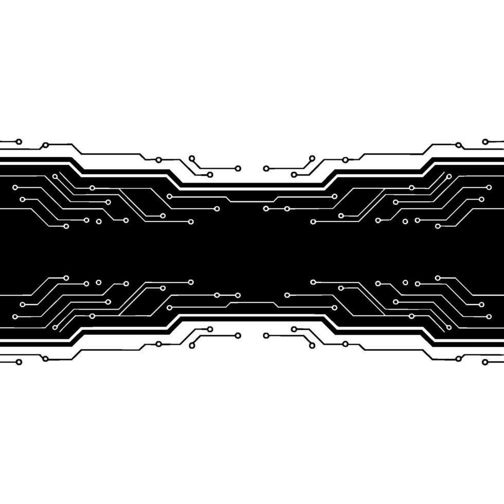 Abstract Circuit Board Modern Tech Background - Technology vector