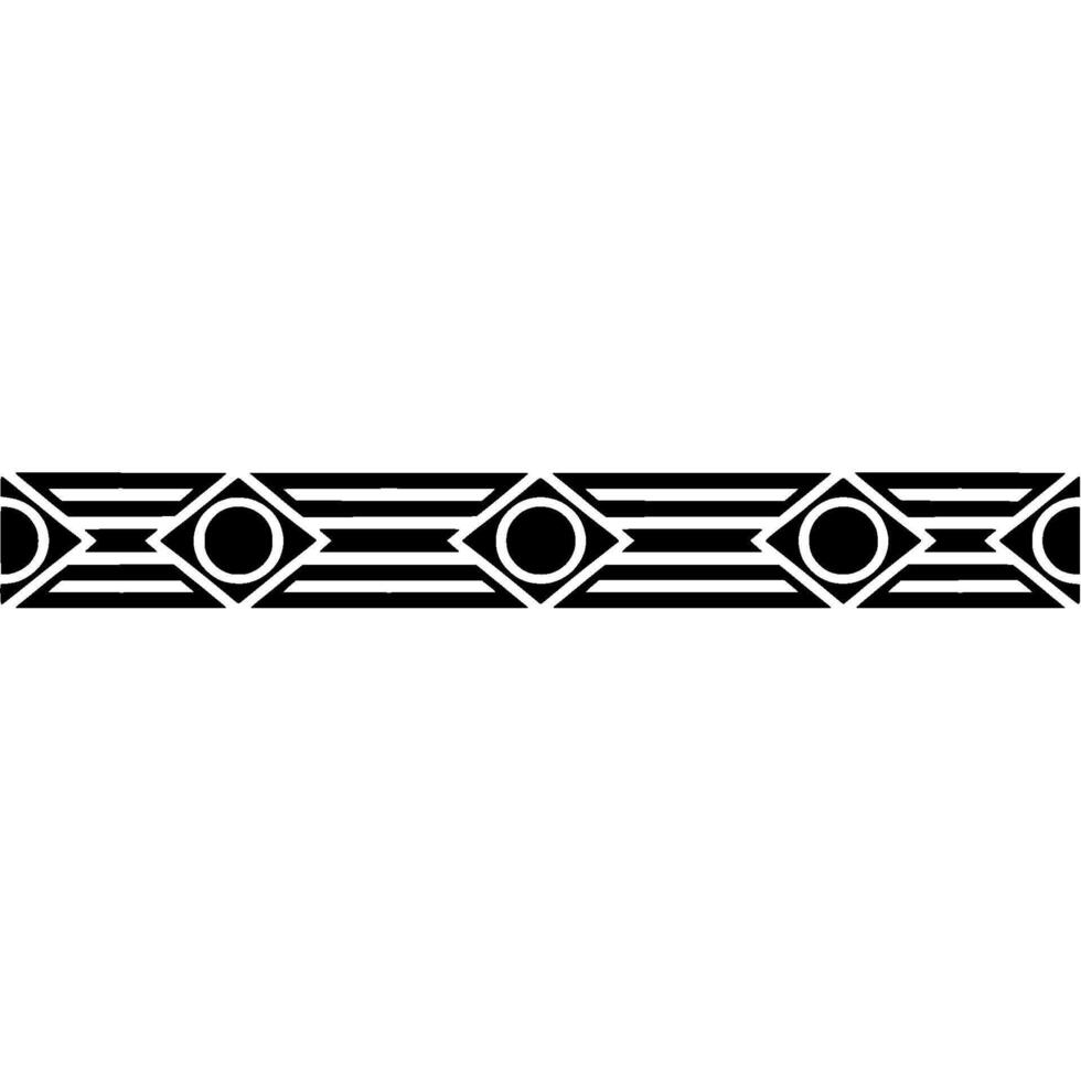 Minimalist Art Deco Pattern, Black and White Geometric vector