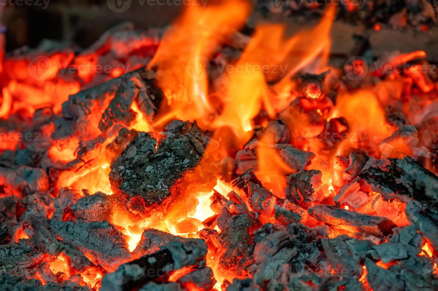 depiction of fire, capturing its beauty, power, and transformative nature. photo