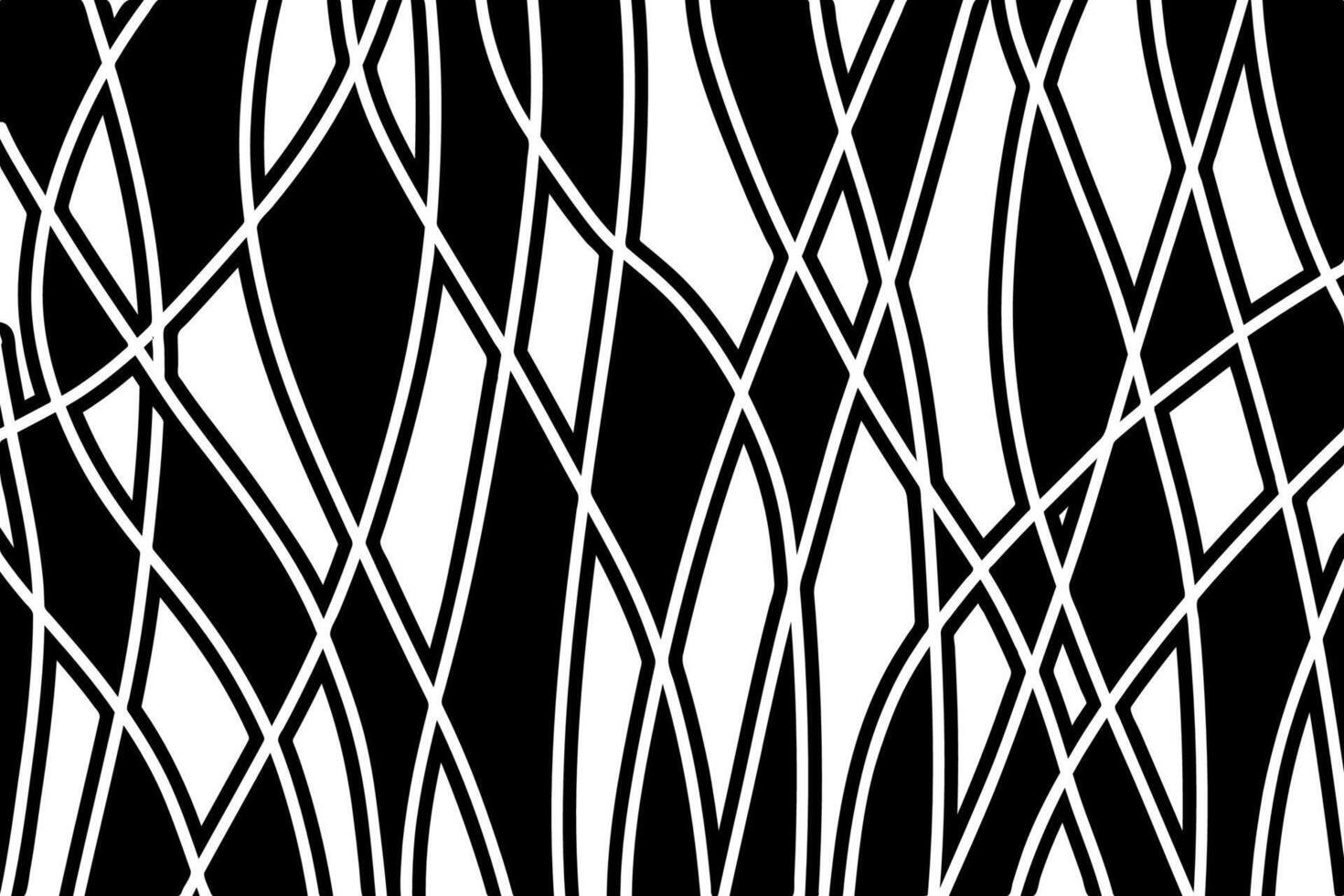 Groovy checkered black and white background vector