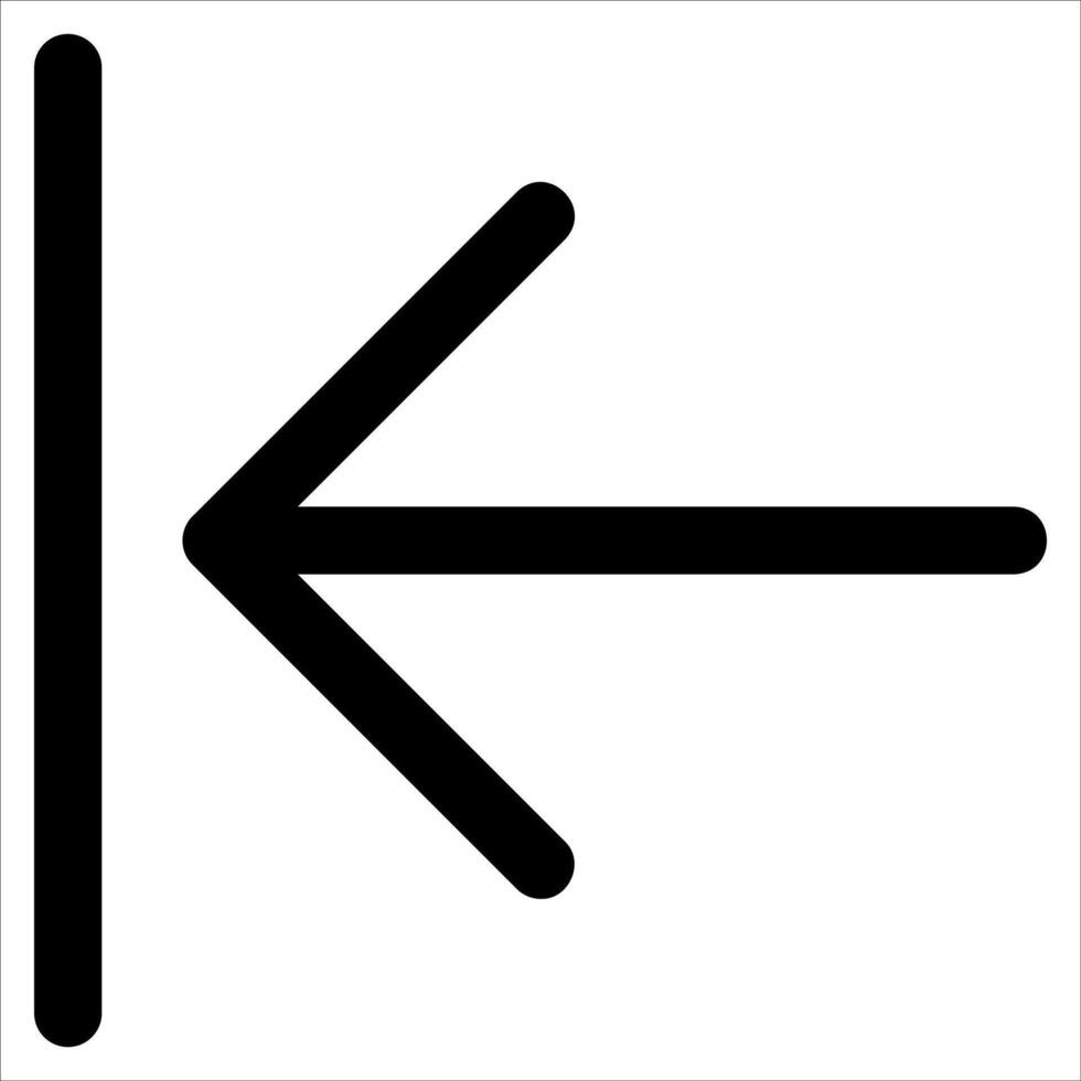 unique black and white arrow pointing to the right in white background vector