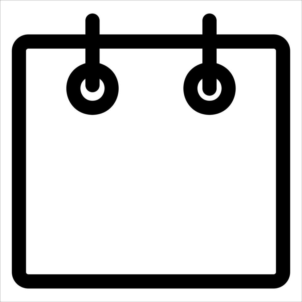 A unique calendar icon in white background vector