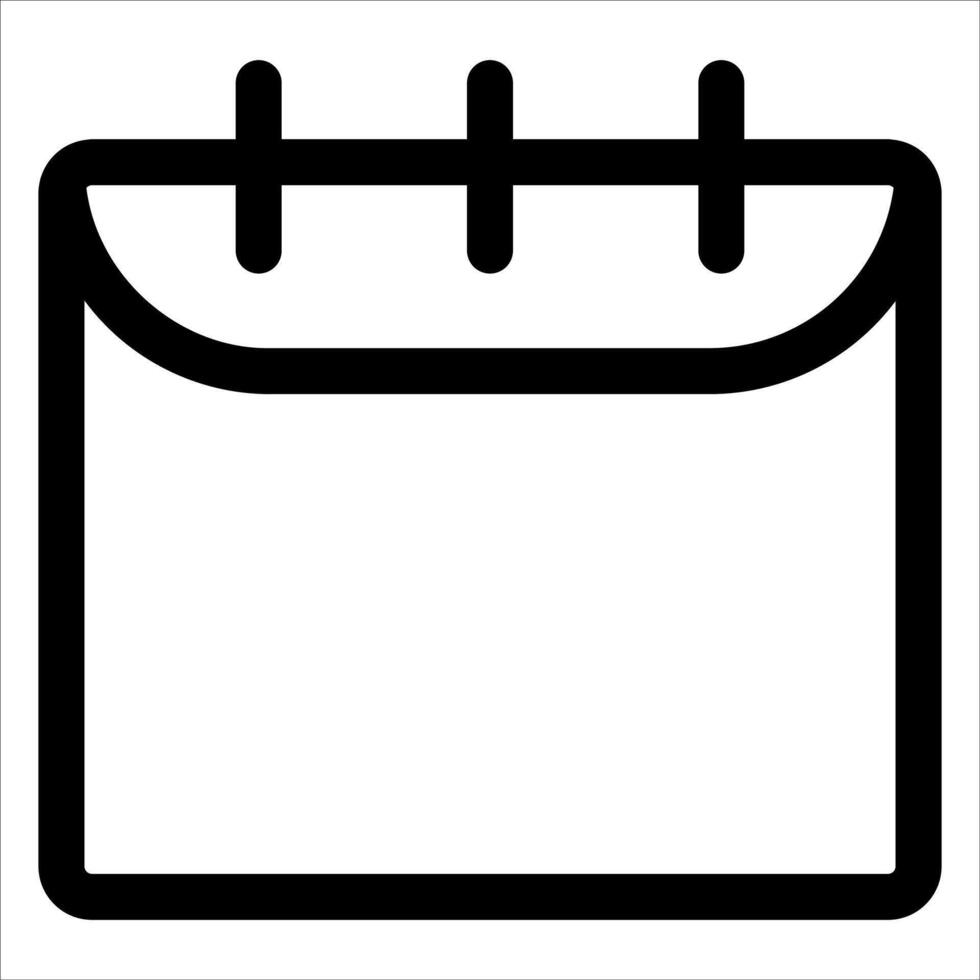 unique calendar icon in white background vector