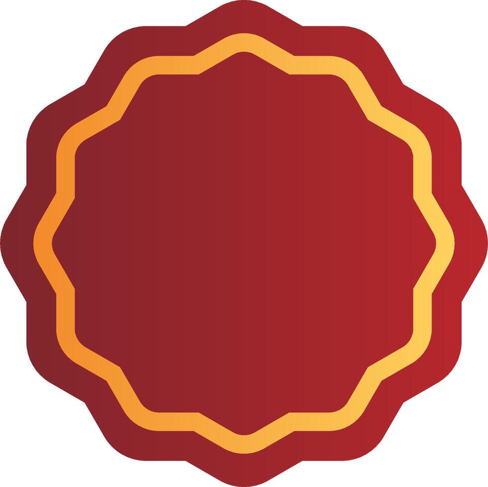 Classic Frames in Red and Gold Tones vector