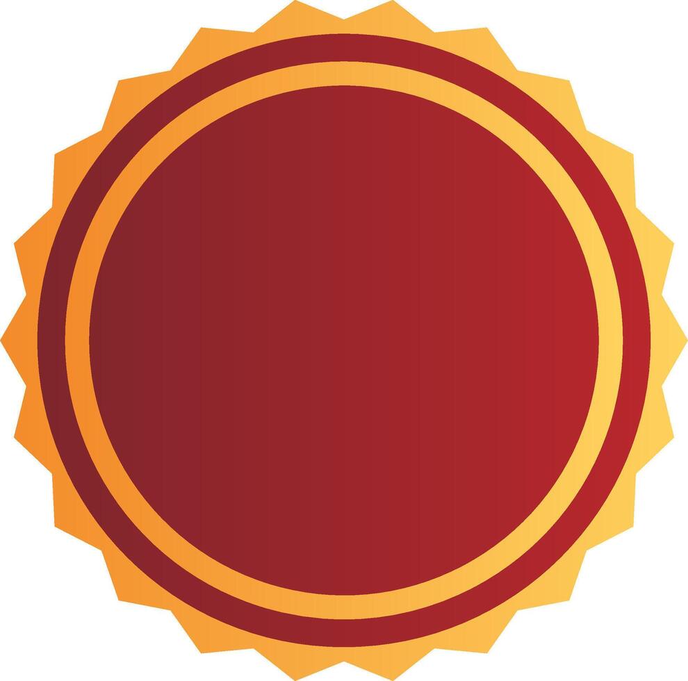 Bold Red and Gold Product Labels vector