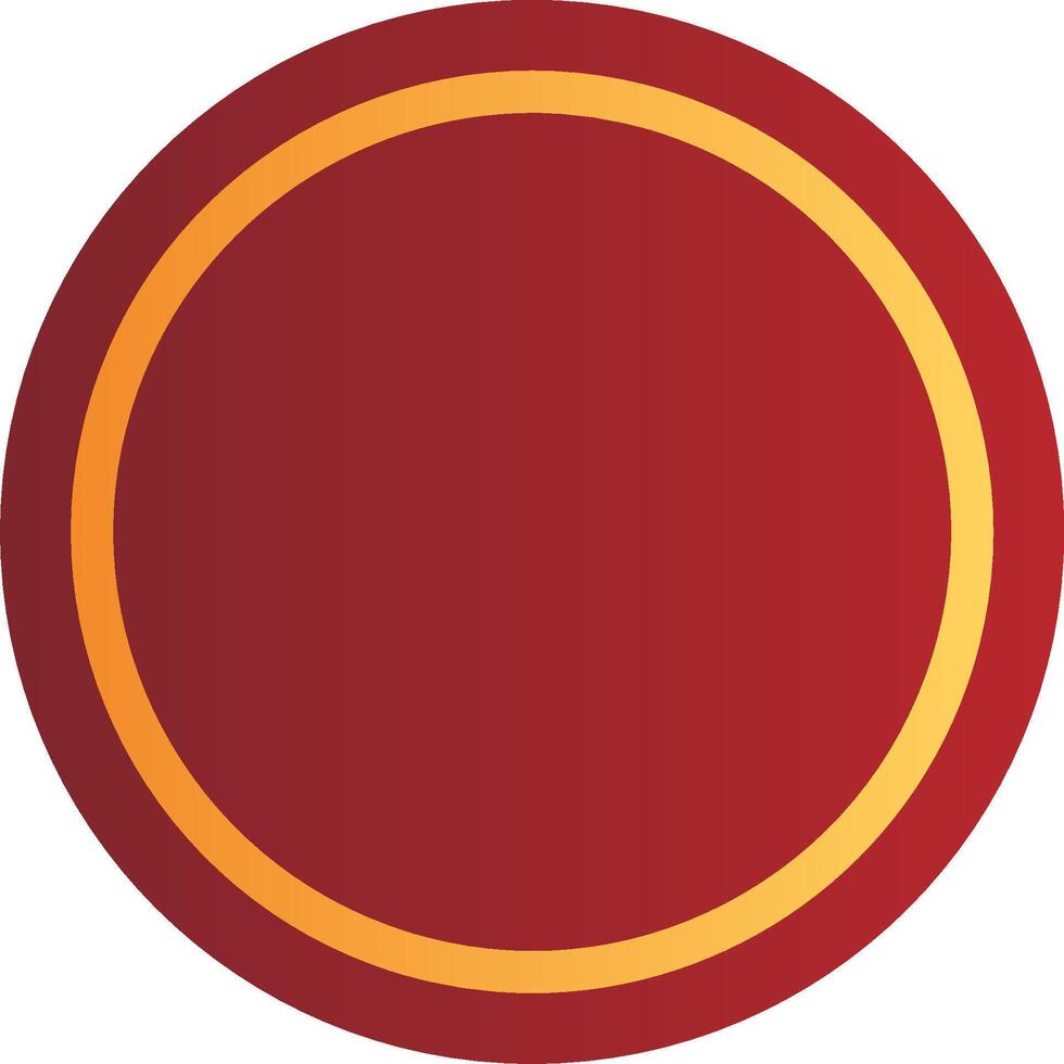 Red and Gold Decorative Border Elements vector