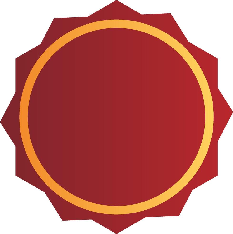 Decorative Red and Gold Corner Designs vector