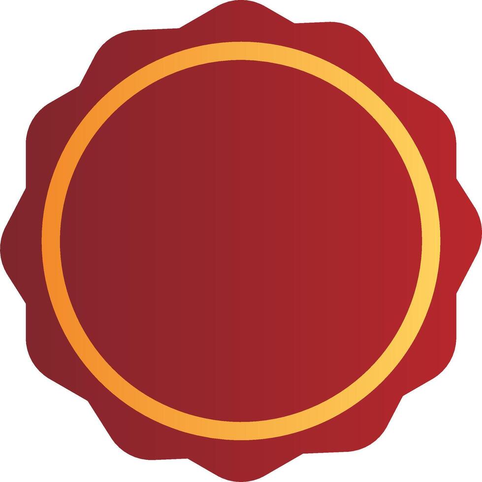 Elegant Red and Gold Decorative Labels vector