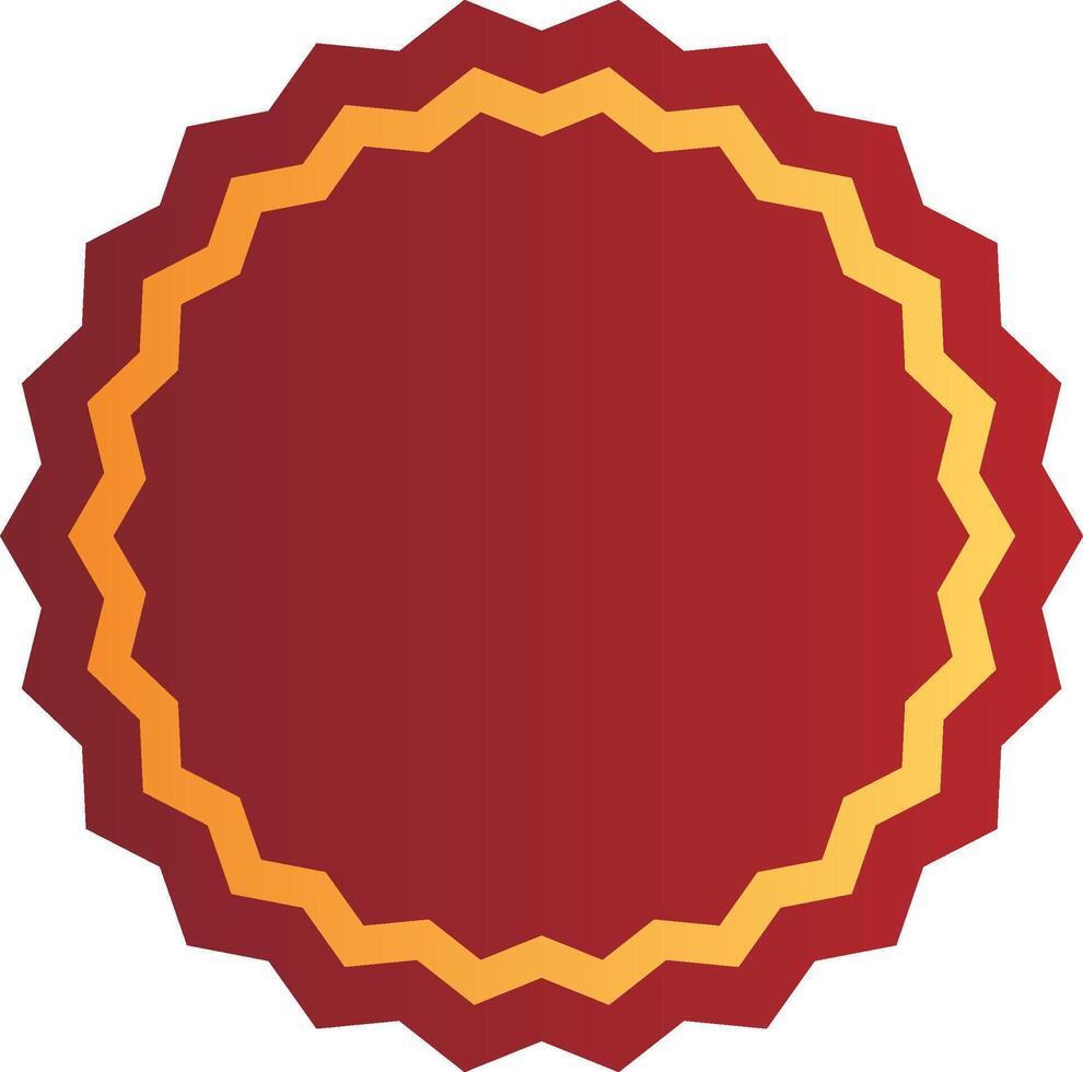 Premium Red and Gold Label Templates vector