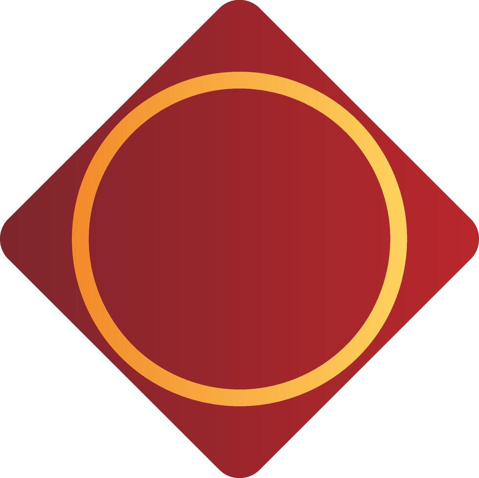 Rich Red and Gold Label Elements vector