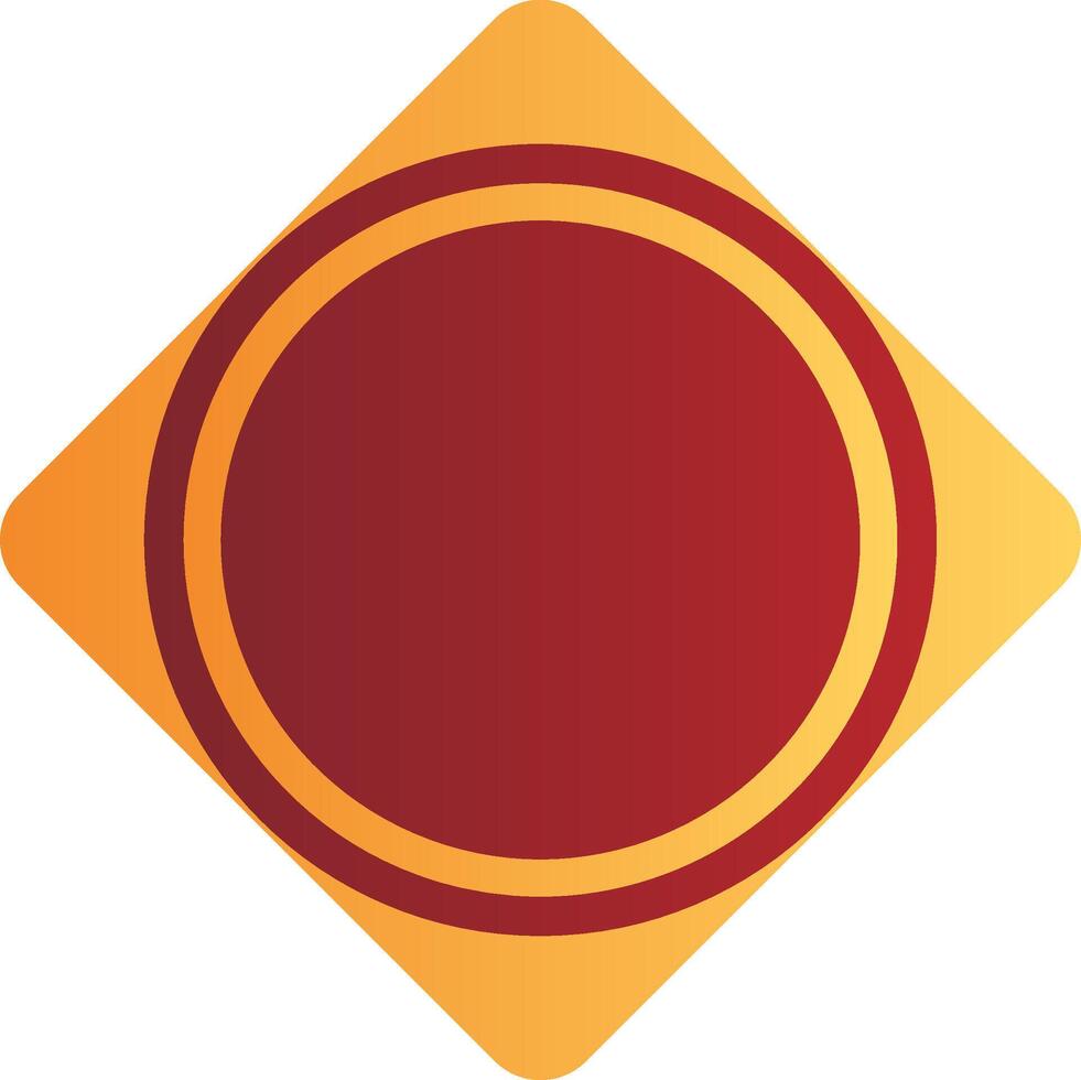 Royal Toned Labels in Red and Gold vector