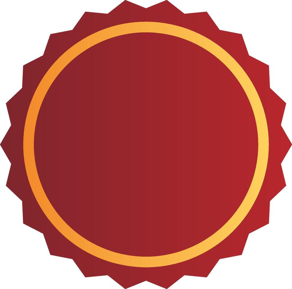 Royal-Inspired Red and Gold Borders vector