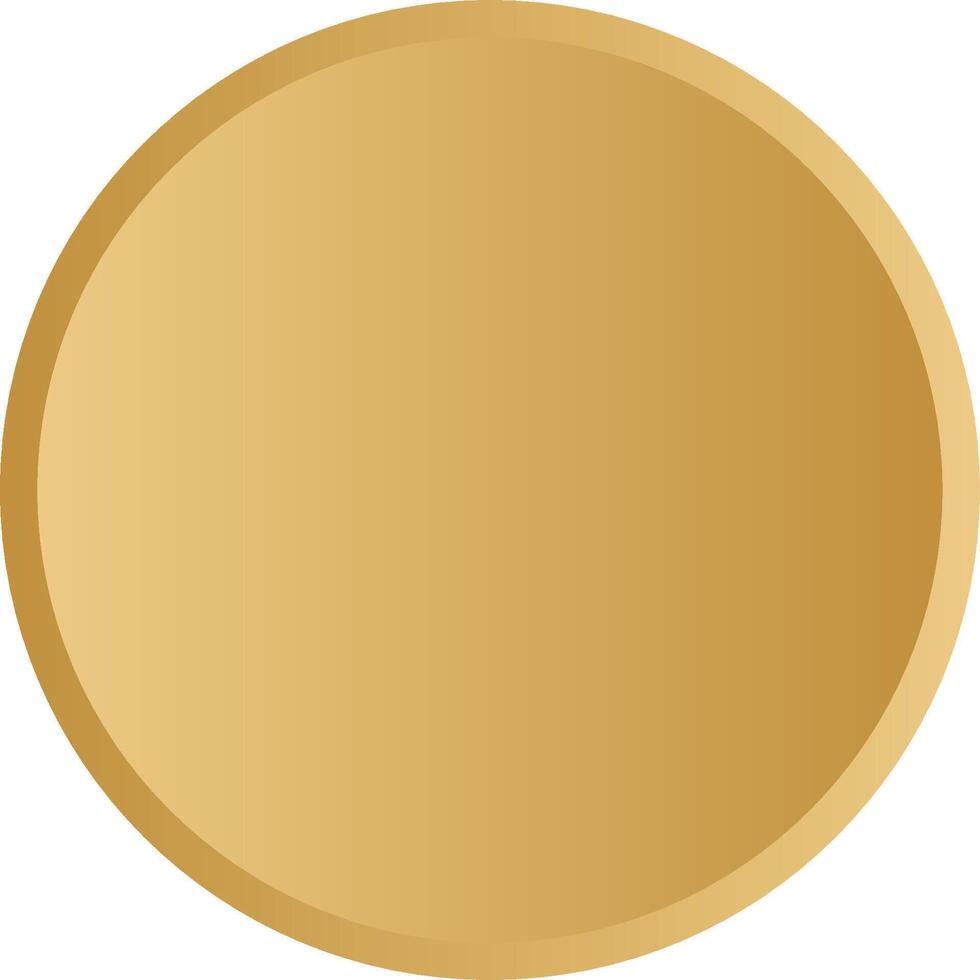 Islamic themed shapes for badges in gold vector
