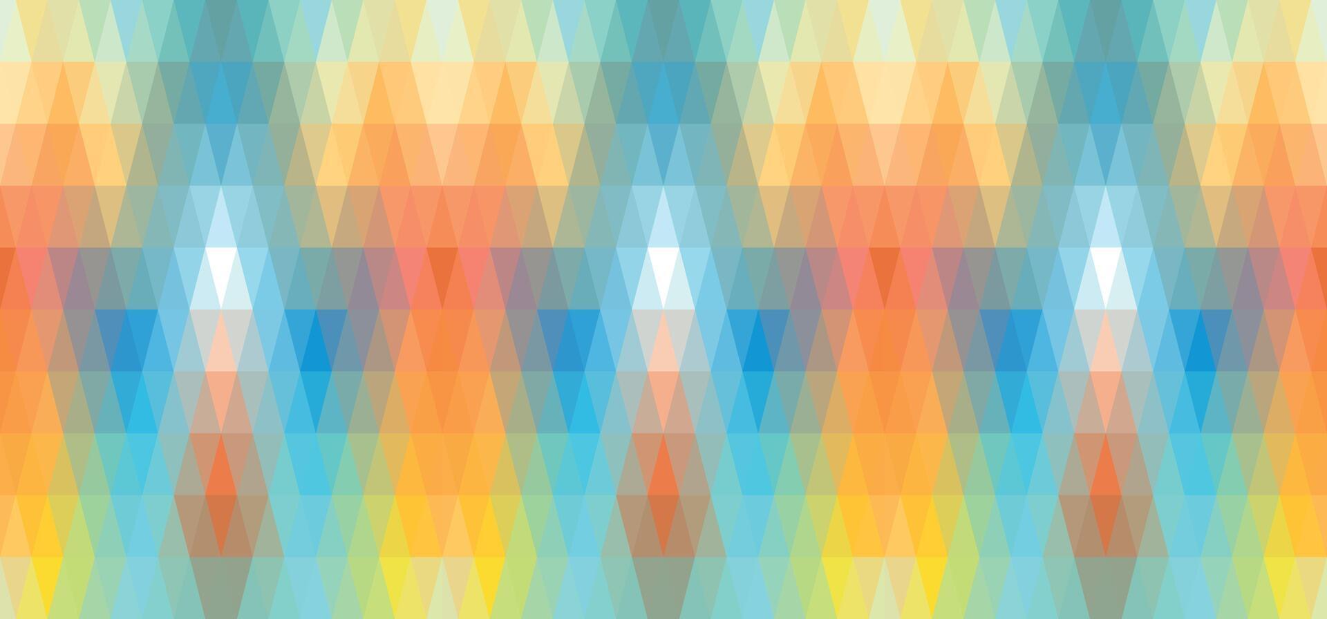 Bright Mosaic Tiles Seamless Pattern vector