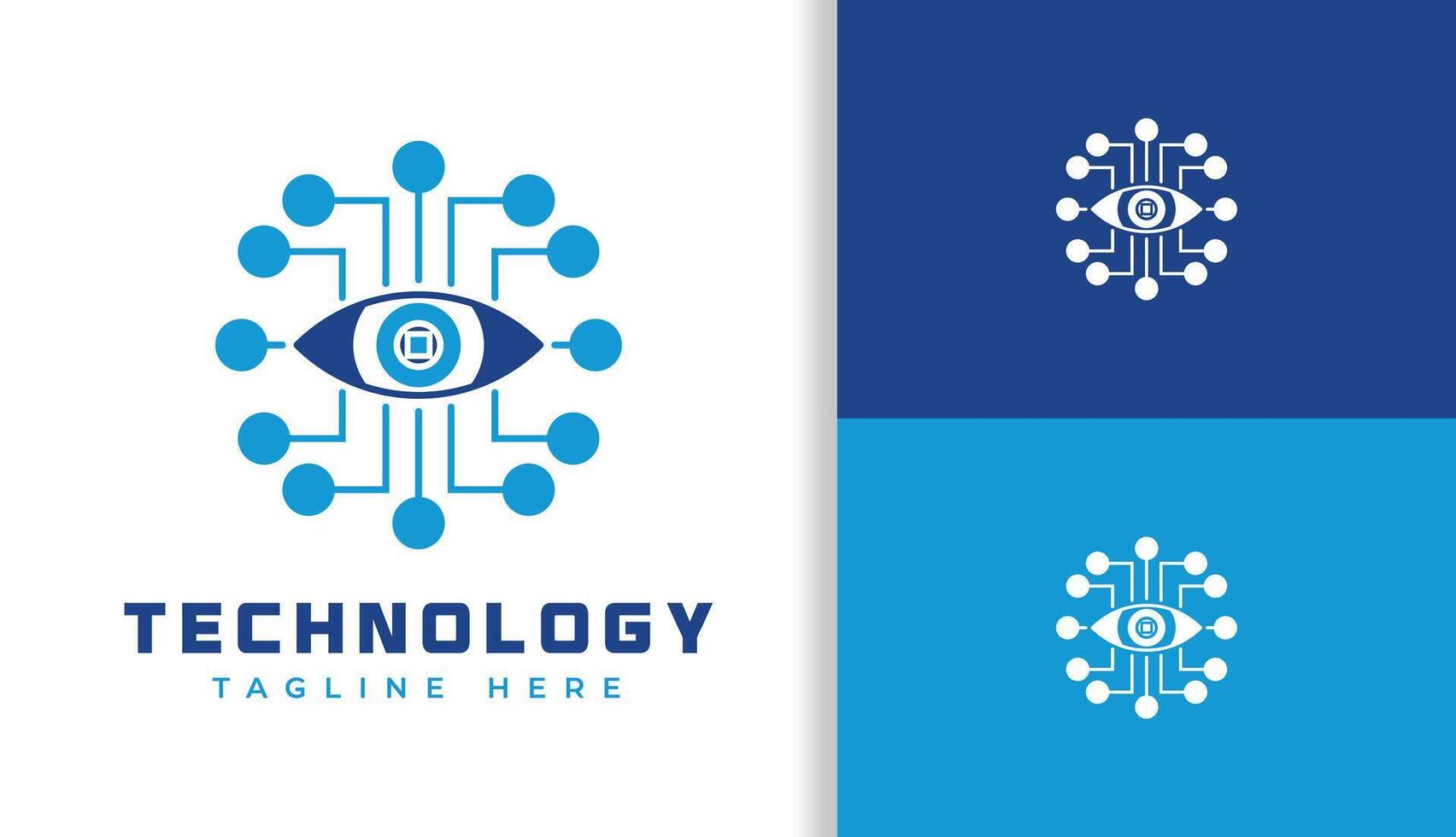 AI TECHNOLOGI INFOMATION LOGO vector