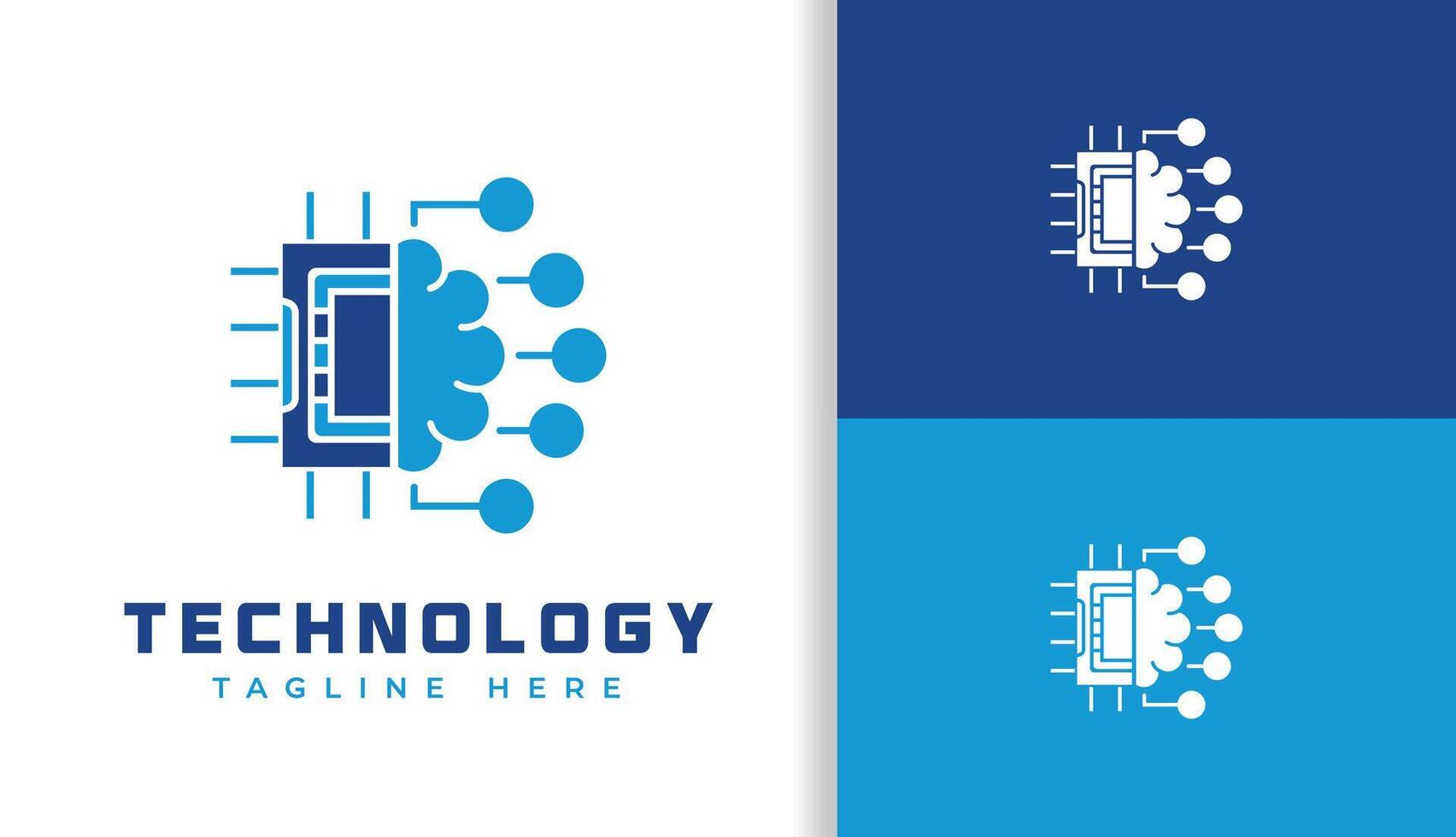 AI TECHNOLOGI CYBERNETIC LOGO vector