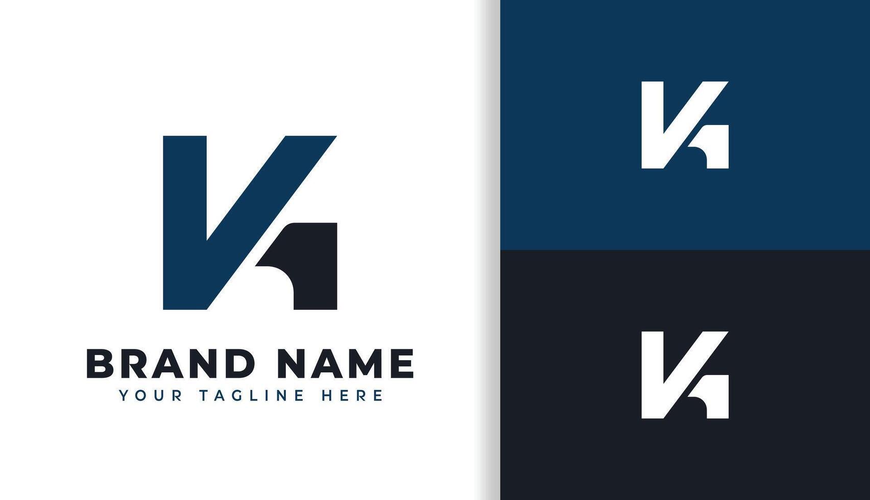 SIMPLE LETTER K LOGO DESIGN vector