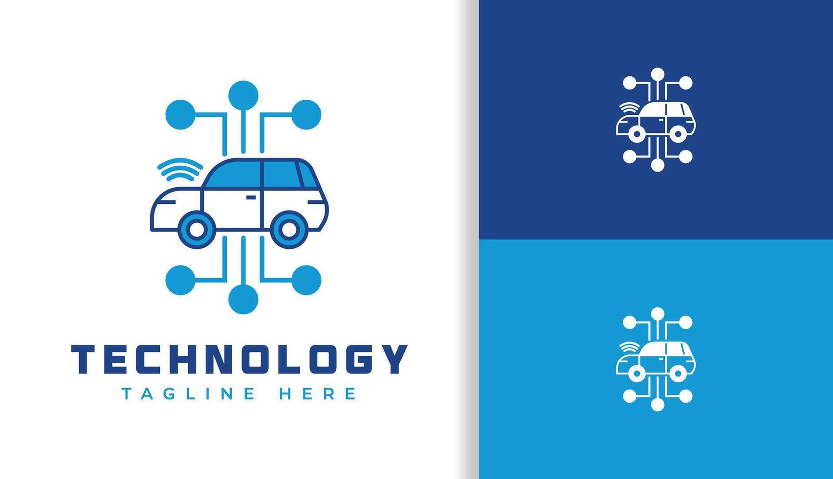 AI TECHNOLOGI SMART VEHICLE LOGO vector