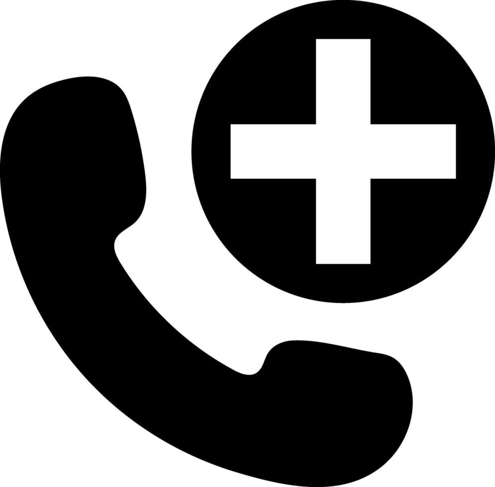 health call icon. Medical phone calls icons. emergency call sign. telehealth communication concept vector