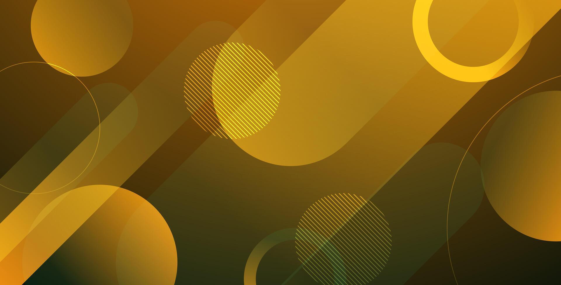 dynamic abstract yellow liquid color gradient round shape geometric fluid shape background. vector