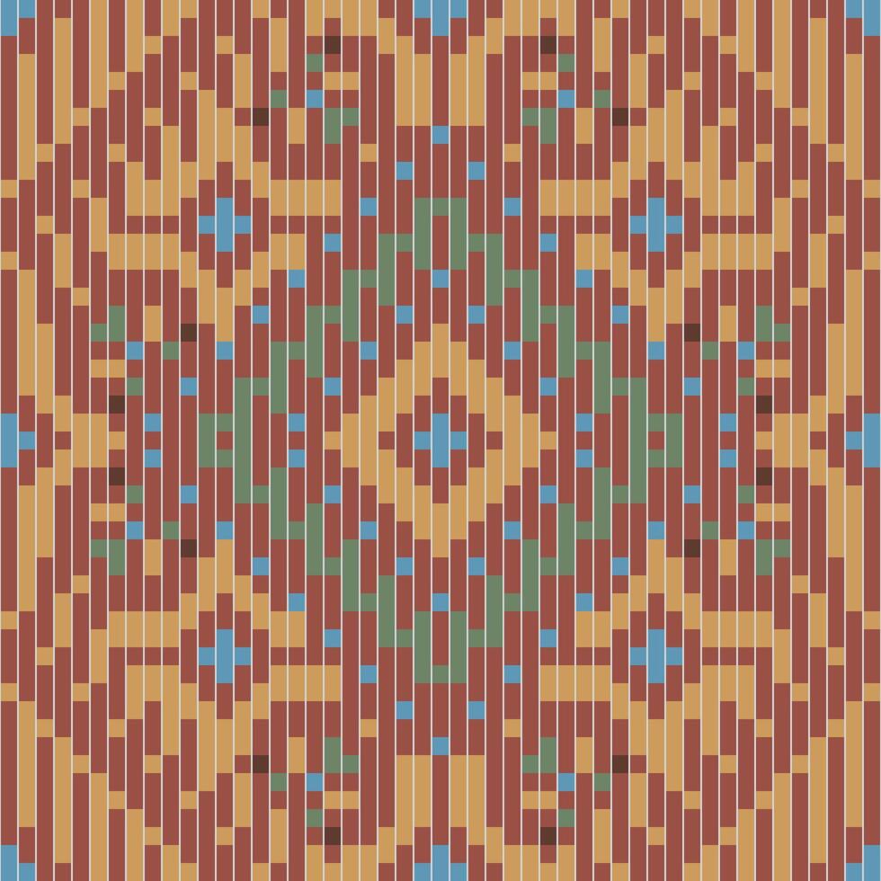 Mosaic Traditional Pattern Backgroundfolk Embroidery, Aztec Geometric Ornament Print. Design for Carpet, Wallpaper, Clothing, Wrapping, Fabric vector