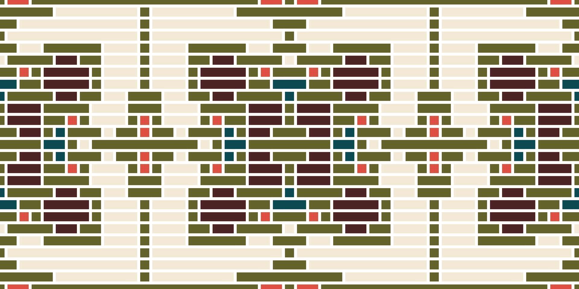 Pixel Ethnic Ikat Pattern Dressfolk Embroidery, Aztec Geometric Ornament Print. Design for Carpet, Wallpaper, Clothing, Wrapping, Fabric vector