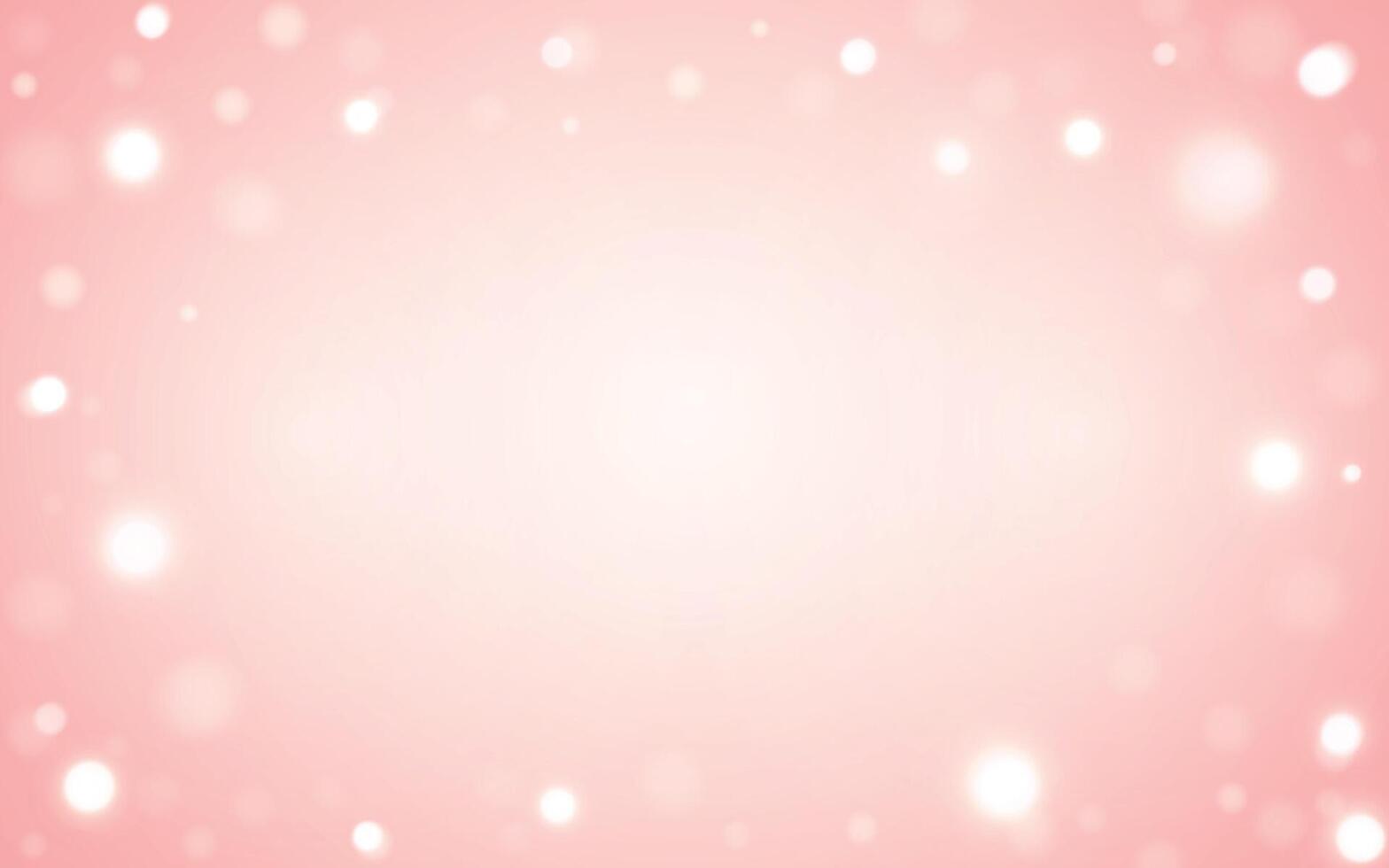 Soft Pink Bokeh Background. Romantic dreamy light texture in pastel rose tone, Background decoration vector