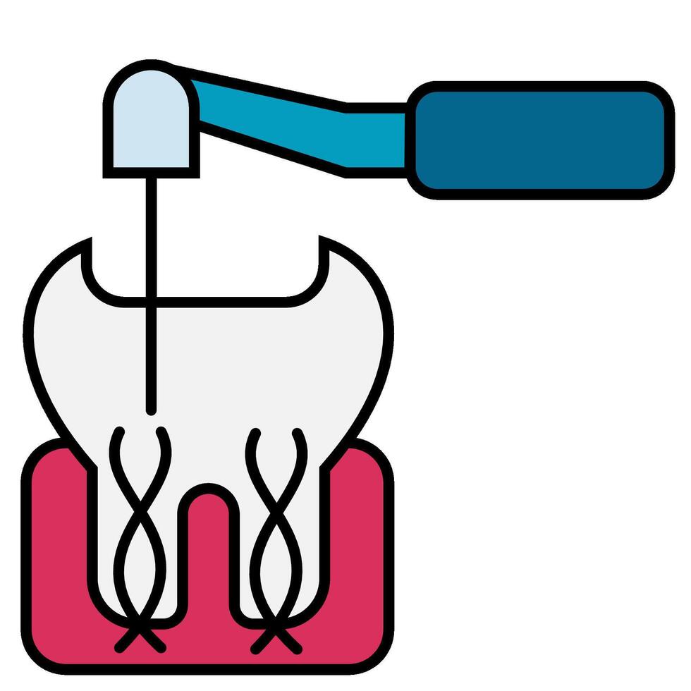 Root Canal Treatment icon vector