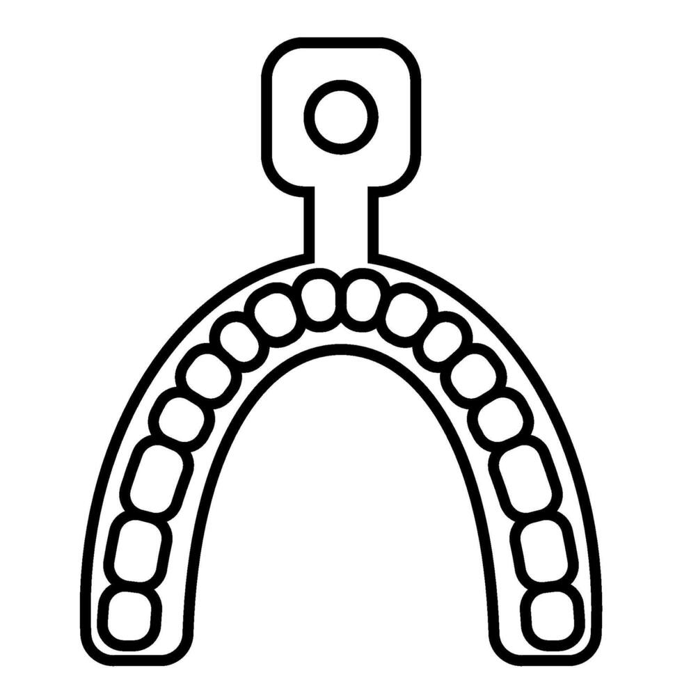 Molds outline icon vector