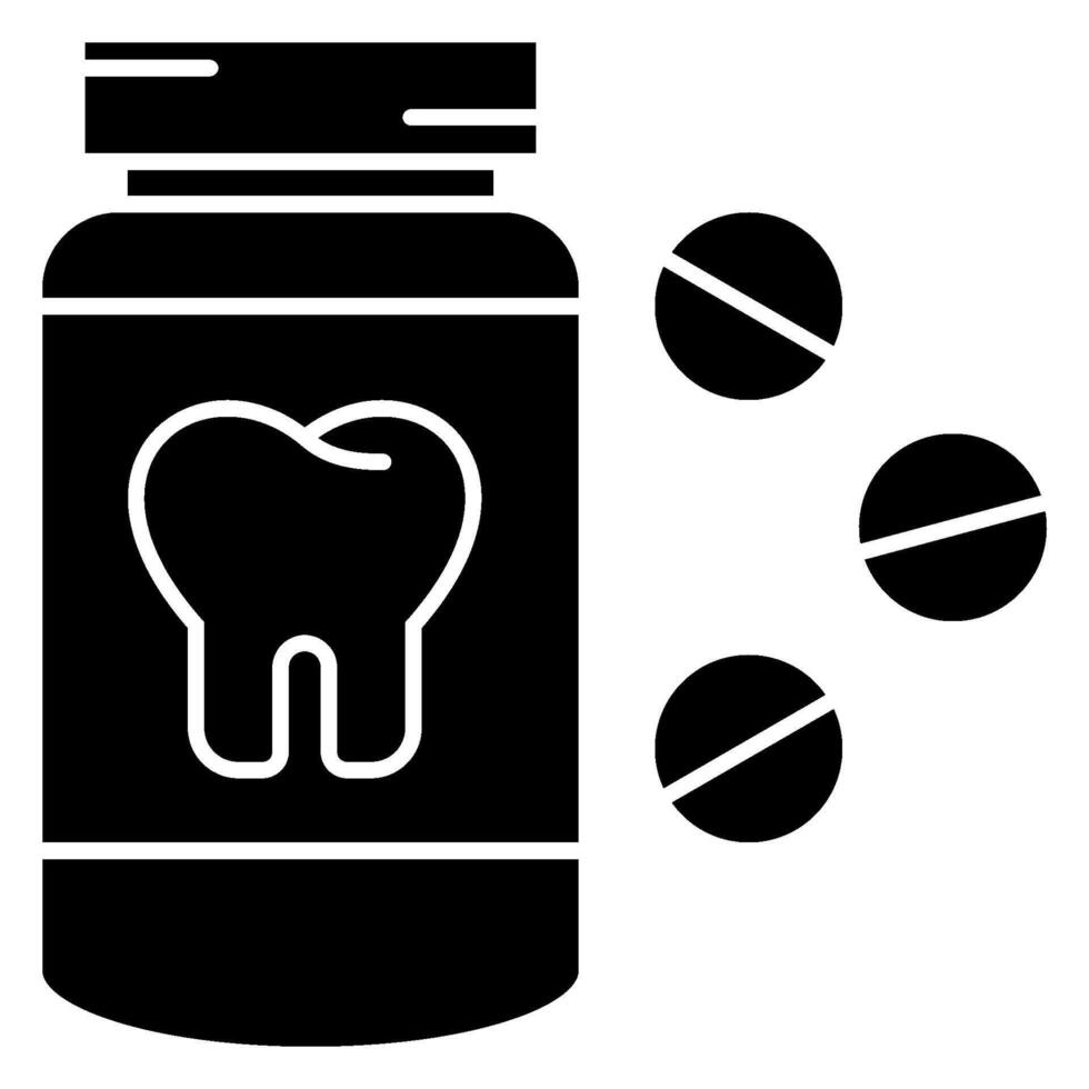 Medicine solid icon vector
