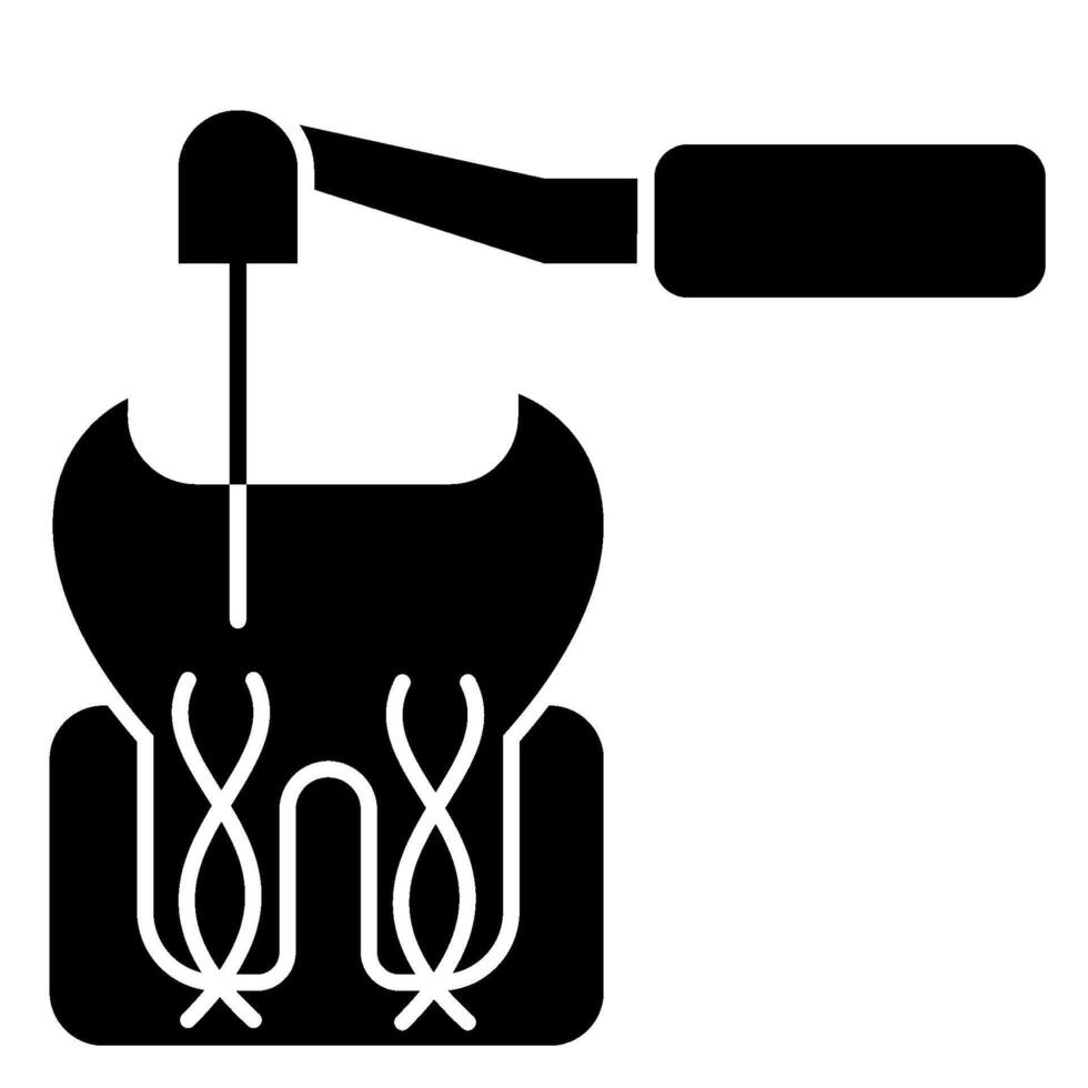 Root Canal Treatment solid icon vector