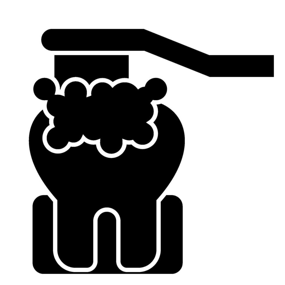 Brushing Tooth solid icon vector
