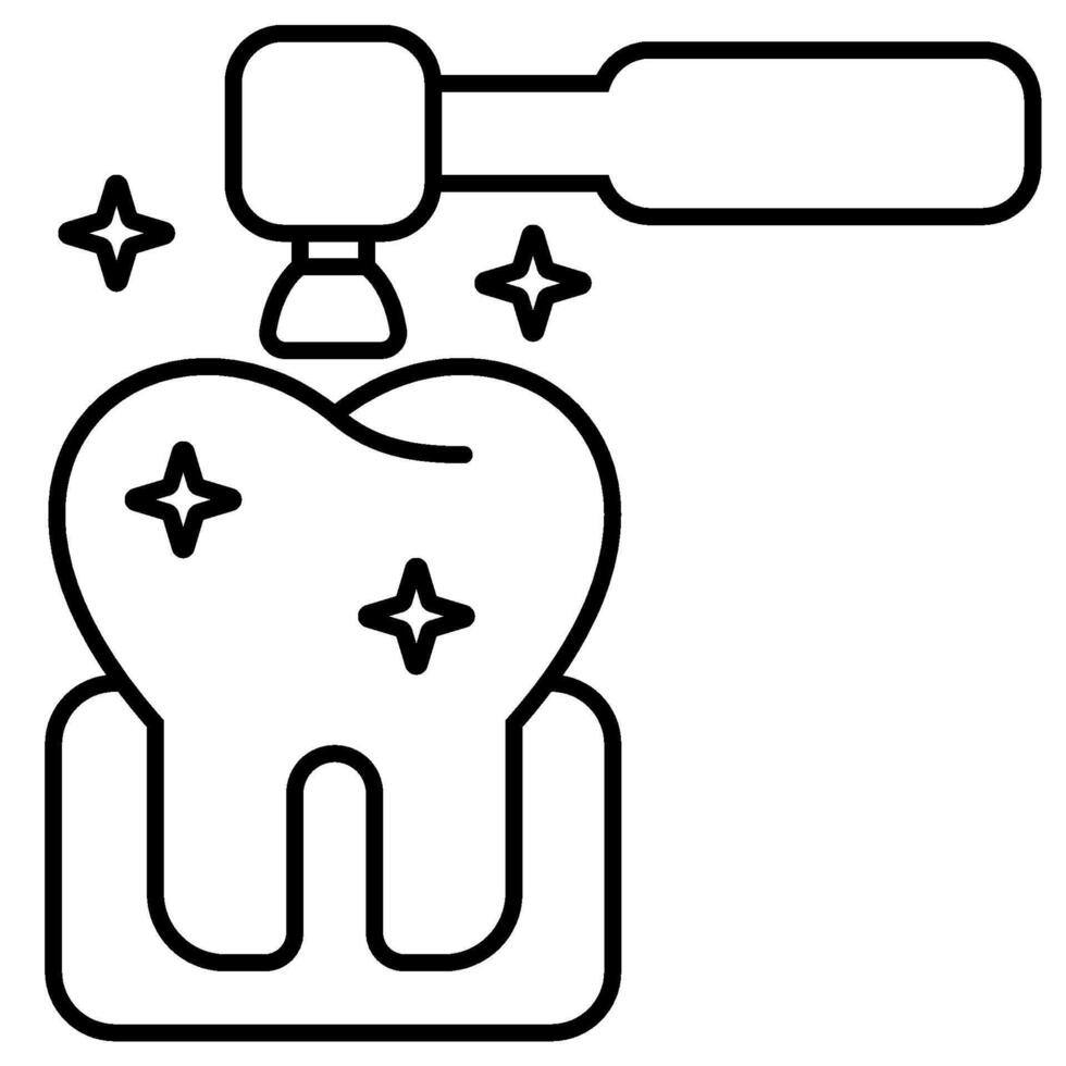 Polishing outline icon vector