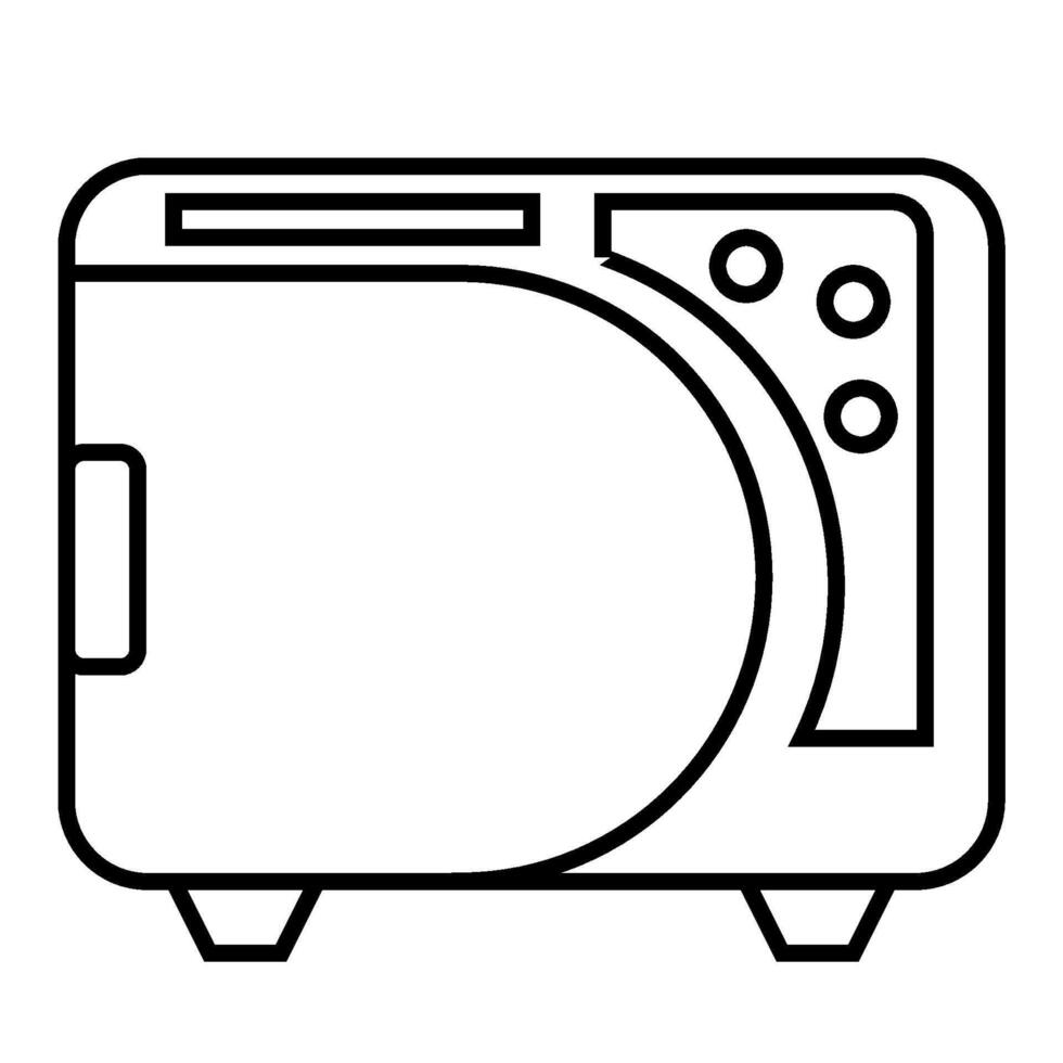 Dental Autoclave outline icon vector