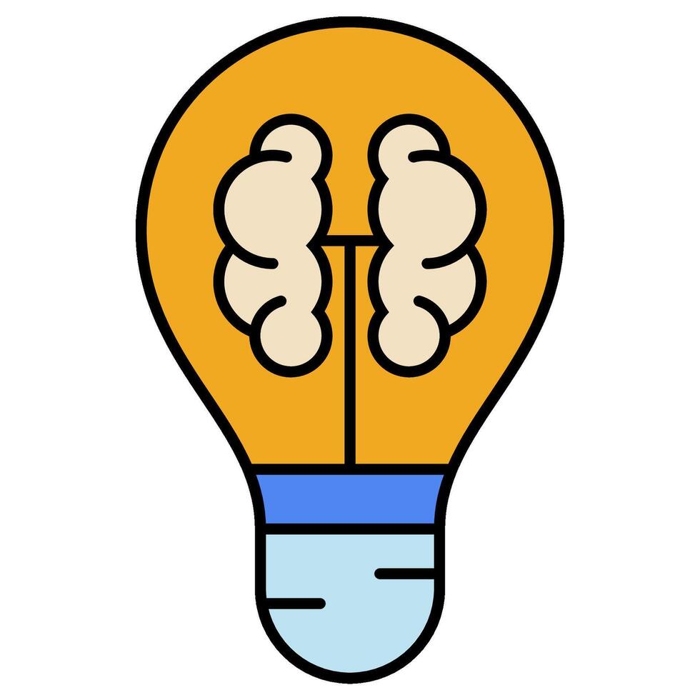 Idea icon isolated on white vector