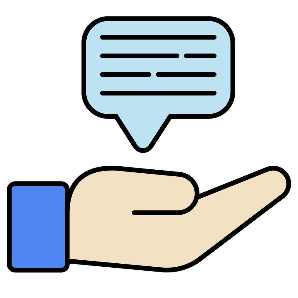Advice Icon isolated on white vector